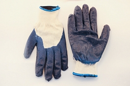 Нитриловые перчатки двойные с полушерстяным вкладышем от Фабрики перчаток.