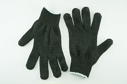 Перчатки х/б без ПВХ, 7,5 класс черные от Фабрики перчаток.